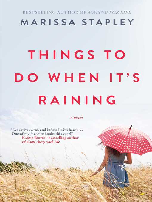 Title details for Things to Do When It's Raining by Marissa Stapley - Available